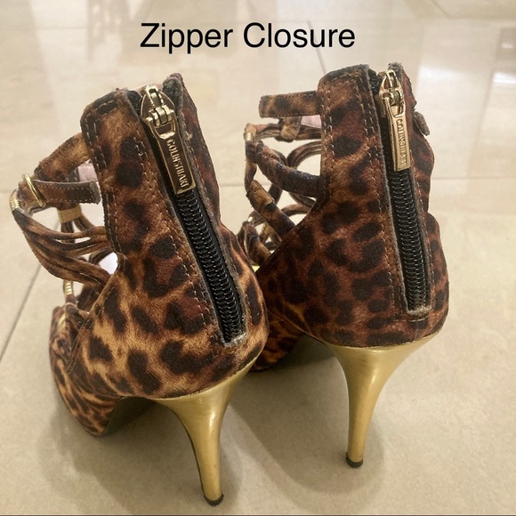 Colin Stuart Statement Heels, Animal Print pattern, Size 7 - Picture 6 of 14